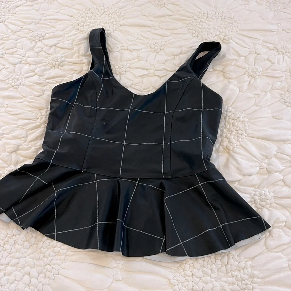 Albion Peplum Swim Top - Picture 2 of 7